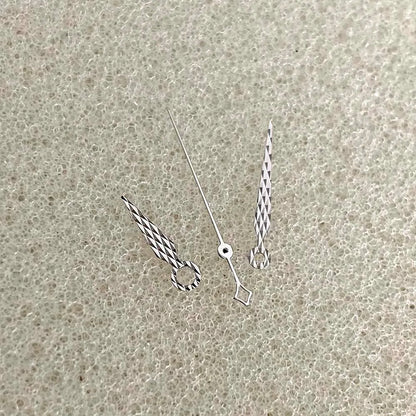 Gold/Silver Watch Hands Diamond/Twill Pattern for NH34/NH35/NH36/4R/7S Movement