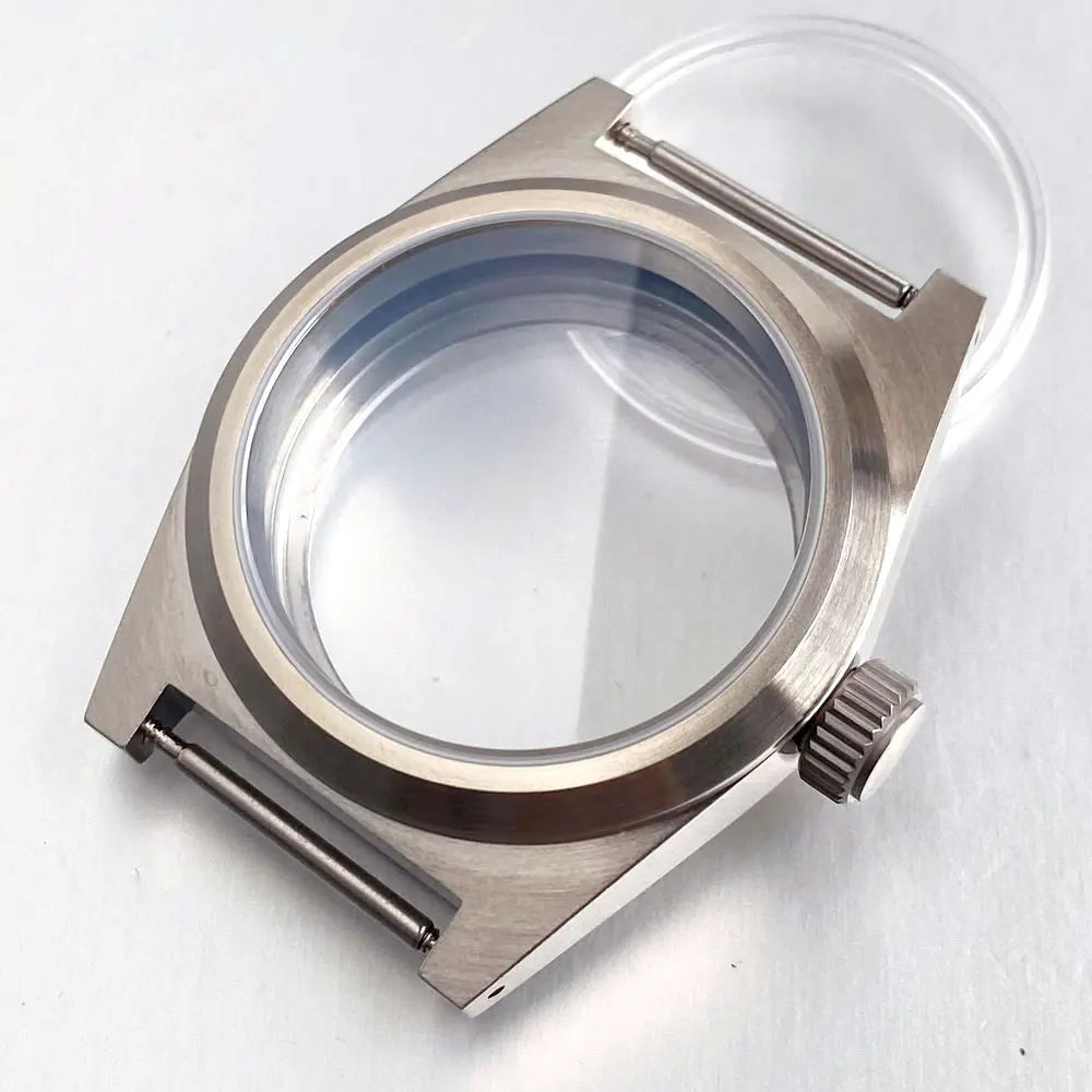 38mm Steel Brushed Diving Watch Case Fit NH34AA NH35AA NH36AA ETA 2824 PT5000