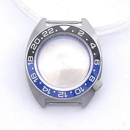 40mm Watch Case with Ceramic Bezel Shadow Ring Sapphire Crystal for NH35/NH36/4R