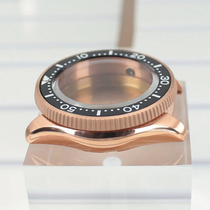 38mm Watch Case with Ceramic Bezel Sapphire Glass For NH35 NH36 Movement Mod Skx