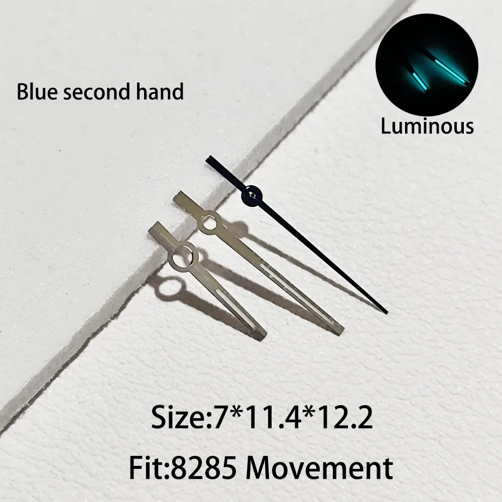 Watch Hands Pointers with Blue-Green C3 Luminous Suitable For Miyota 8285 Hands
