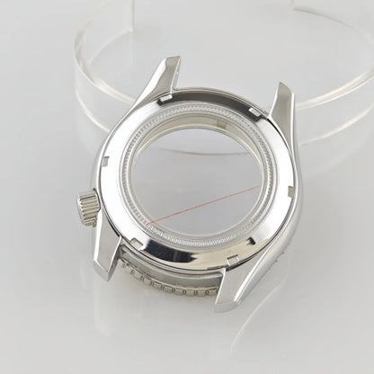 44mm Watch Case Green Luminous GMT Sprite Bezel Diving Case for NH34/NH35