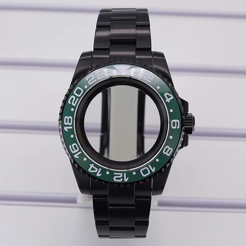40mm Cases For SUB GMT NH34 NH35 NH36 NH38 4R36 Miyota8215 Eta 2824 Mod YACHT