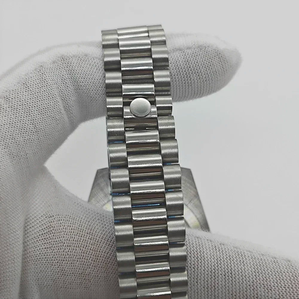 36mm/39mm Stainless Steel Watch Case Set with Calendar Window for NH35/36