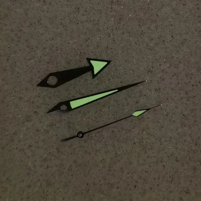 Yellow-green Luminous Hands Triangle Pointer Watch Hands for NH35/NH36/4R/7S