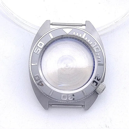 40mm Watch Case with Ceramic Bezel Shadow Ring Sapphire Crystal for NH35/NH36/4R