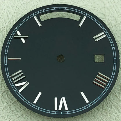 Modified 31mm Calendar Roman Numeral Multicolor Watch Dial For 8285 Movement