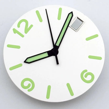 Multicolor Font 28.5mm Watch Dial C3 Green Luminous for NH35 NH36 Movement
