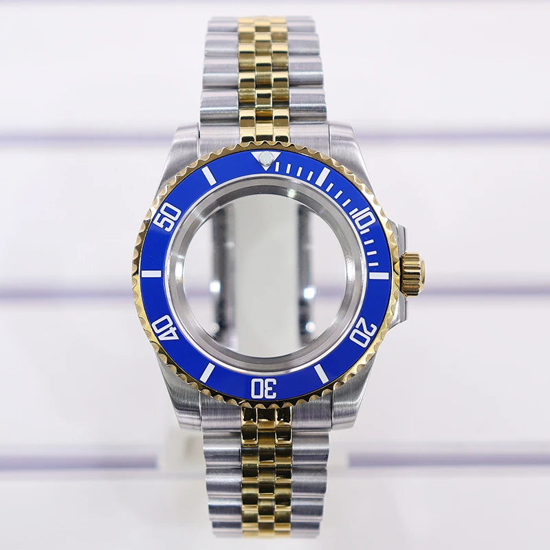 40mm Watch Case Sapphire Glass For Nh35 Nh34 Nh36 Nh72 2824 Miyota 8215 SUB GMT