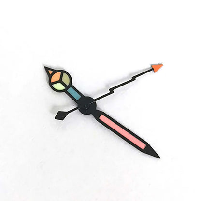 3Pins Green Luminous Watch Hands for NH35/NH36/4R/7S Modified Lightning Pointers