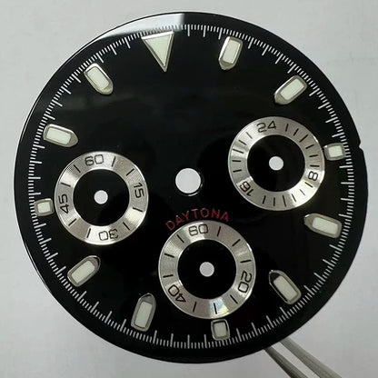 29.5mm VK63 Dial S Logo Dial Suitable For NH35/NH36 Movement Vertical Lines