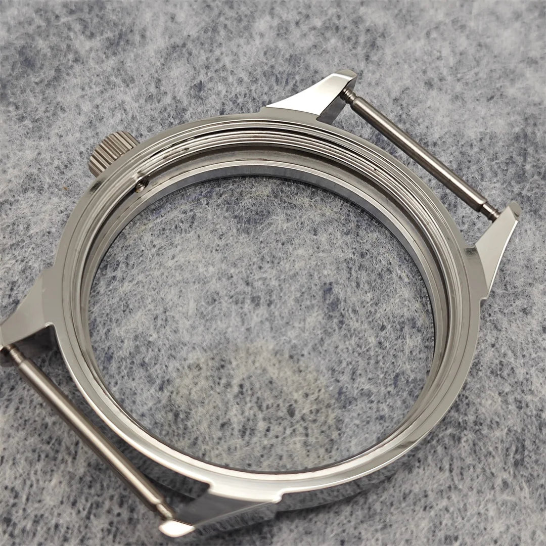 41MM Watch Case with Sapphire Crystal Clear Back for NH35/NH36 Movement