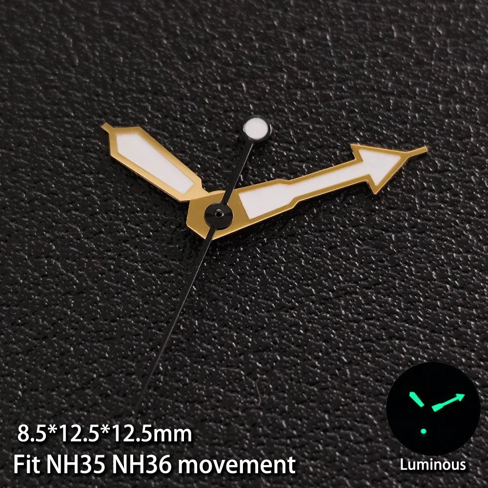 Modified Multicolor Watch Hands For NH35 NH36 Movement with Luminous