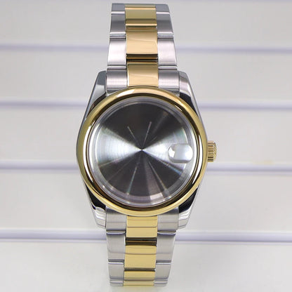 36/39mm Watch Case For NH35/36 NH38 NH70 Miyota 8215 Cases Sapphire Glass Oyster