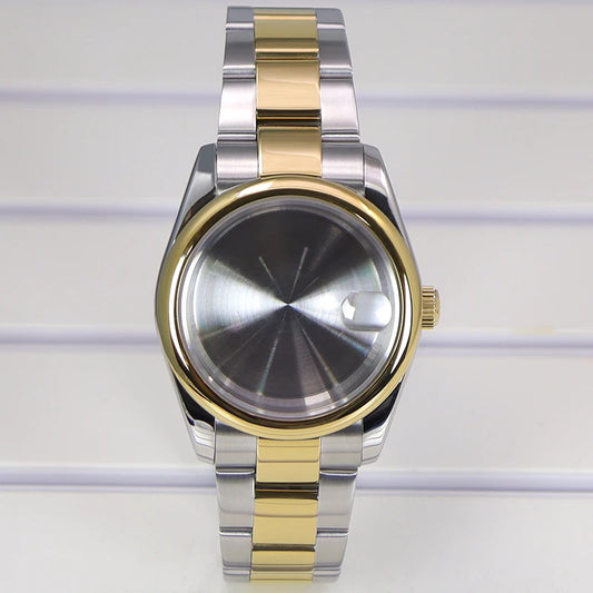36/39mm Watch Cases For NH35 NH36 NH38 Miyota 8215 Sapphire Oyster/Jubilee Strap
