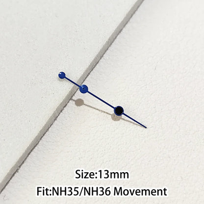 Green/Blue Green Luminous Watch Hands Fit NH35 NH36 Personalized Second Hand
