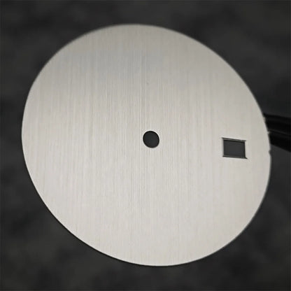 30.5mm Solid Color Watch Dial for NH35 Movement Vertical Pattern Modified