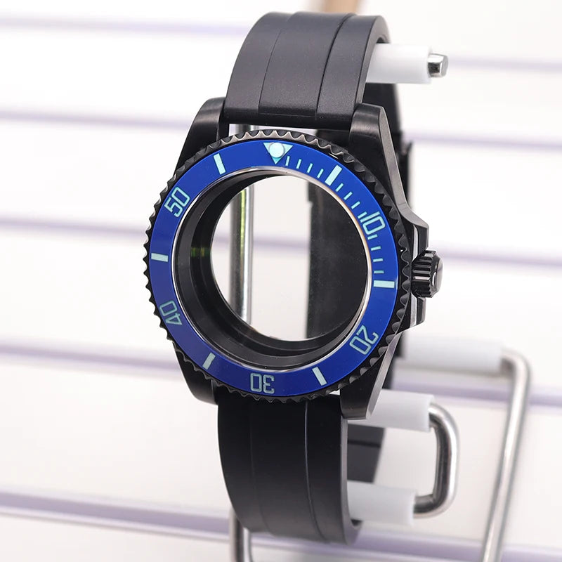 Diving 40mm Watch Case For Nh34/35/36 Miyota 8215 Eta 2824 C3 Bezel Submariner