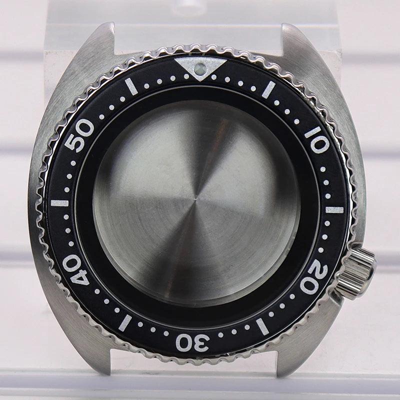 45mm Men's Watch Case With Chapter Ring For Mod Abalone NH35 NH36 NH34/38 4R36