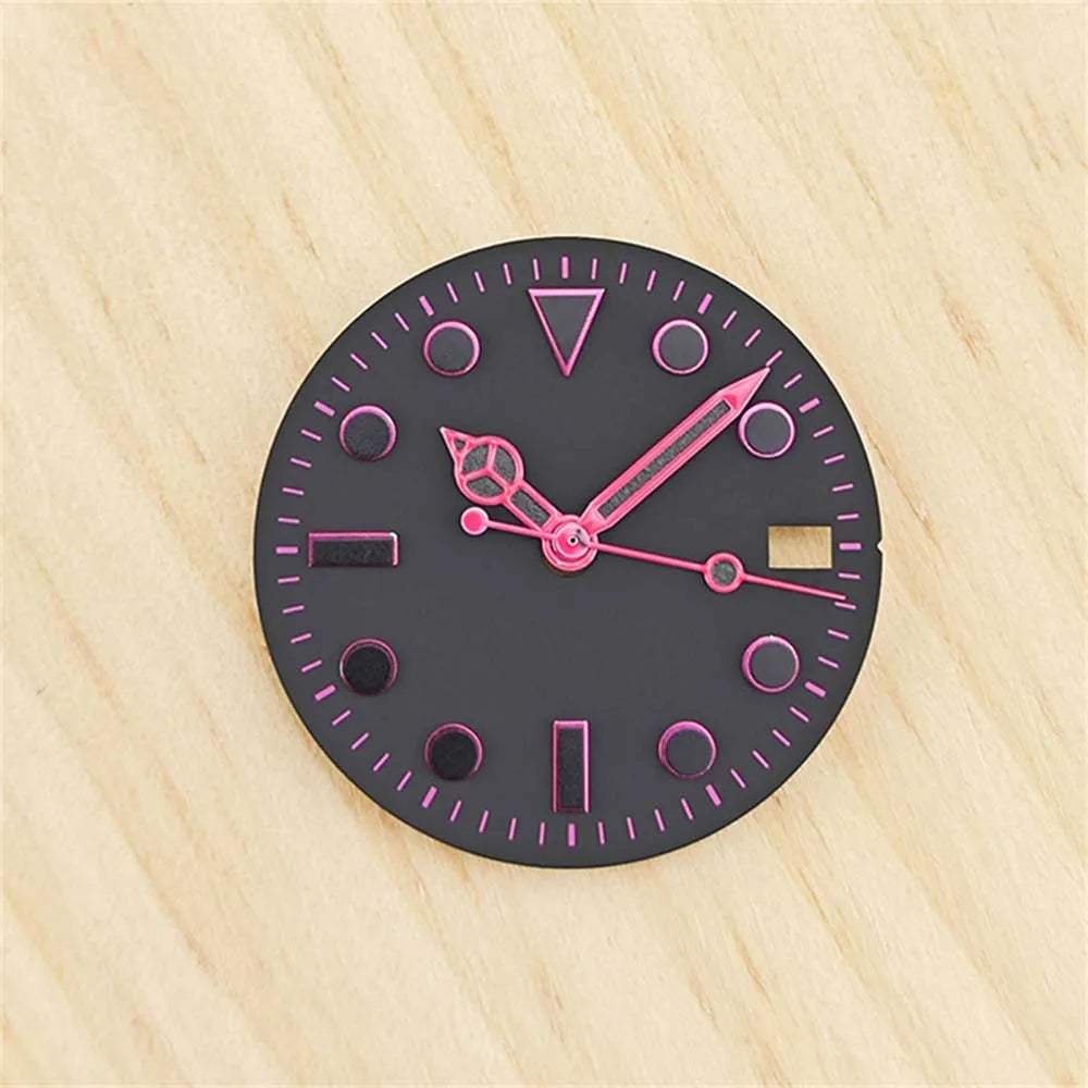 28.5mm Watch Dial + Watch Hands for NH34 NH35 4R35 Movement Modified Part