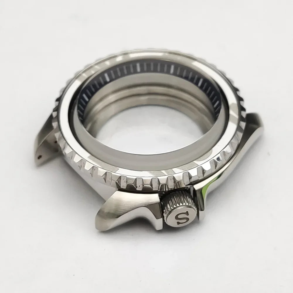 42MM Watch Case SKX Case with Sapphire for Seiko 007  Fits NH35 NH36 Movement