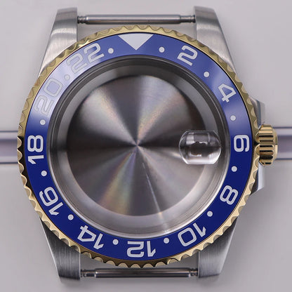 40mm Watch Case Sapphire Glass For Nh35 Nh34 Nh36 Nh72 2824 Miyota 8215 SUB GMT