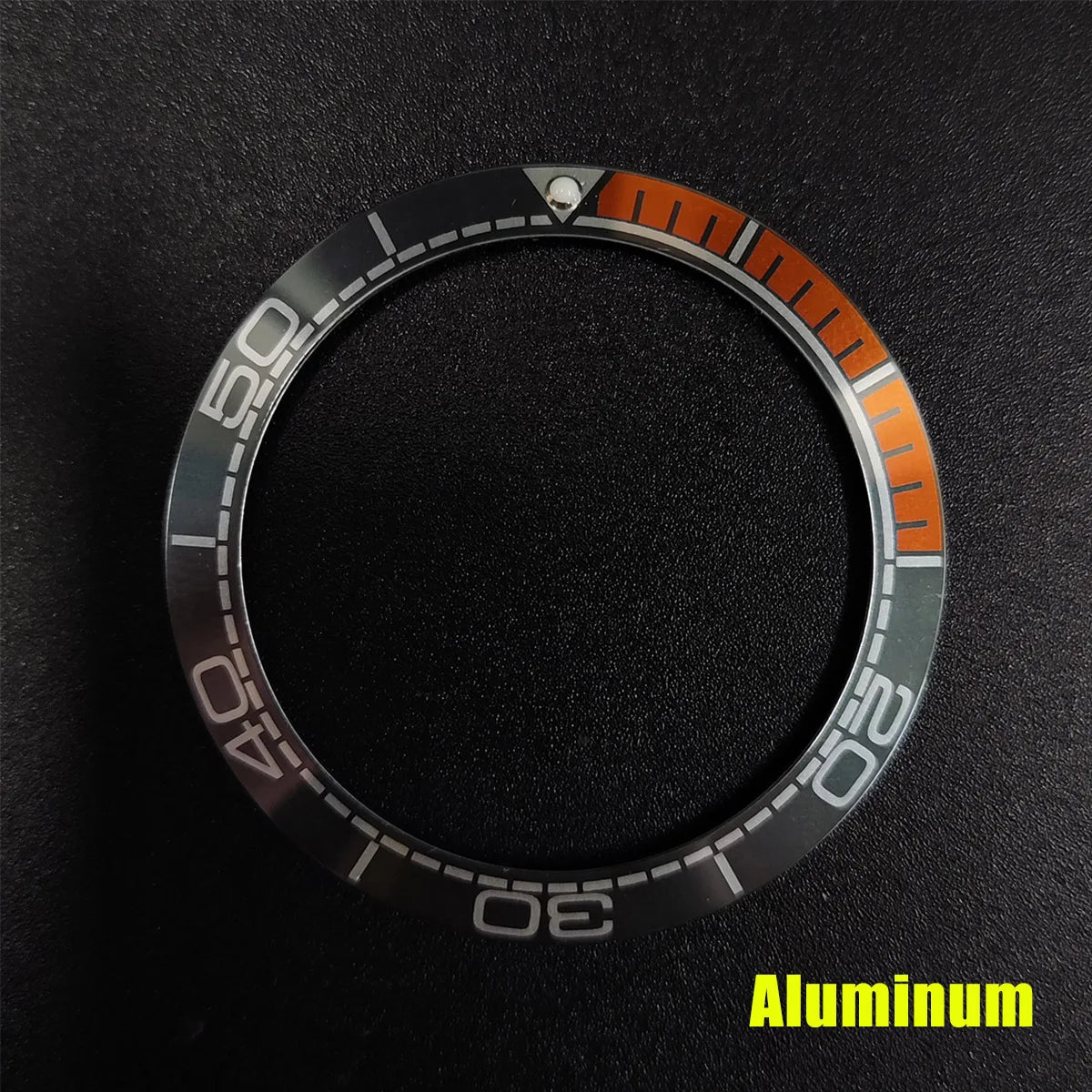 Sloping 41.5*32.8mm Ceramic Bezel GMT and Diving Watch Insert For Mens Watch Replace Watch Face Watch Bezel Inserts Accessories