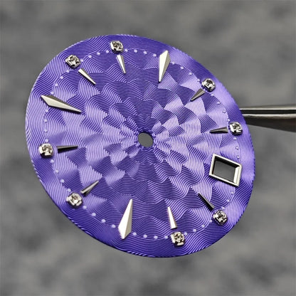 33mm Bubble Crystal Women's Cocktail Steel Watch Case for NH35/NH36/4R35A/4R36A