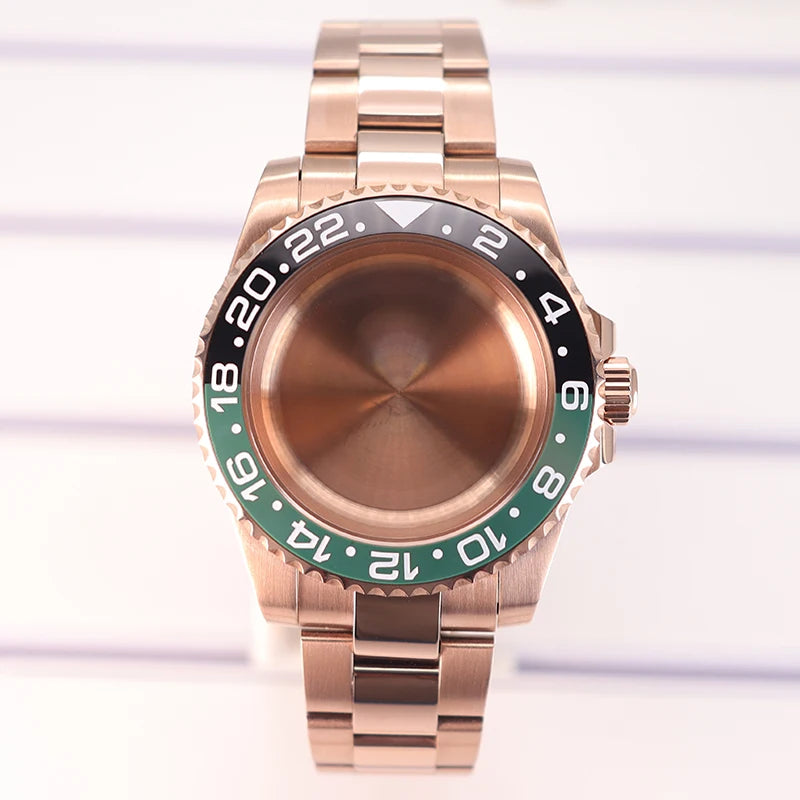 40mm Watch Case For NH35 NH36 NH70/8215/Eta2824 PT5000 NH34 Sapphire Glass