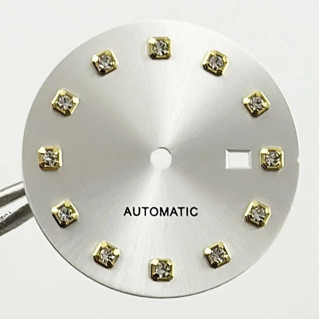31MM Ladies Round Polished Fluted Bezel Sapphire Crystal Watch Case for NH05/06