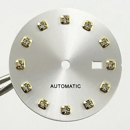 31MM Ladies Round Polished Fluted Bezel Sapphire Crystal Watch Case for NH05/06