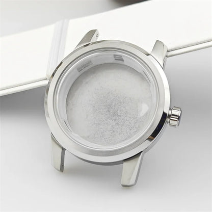 Stainless Steel Watch Case Suitable for 32.5mm Watch Dial for NH35 Movement