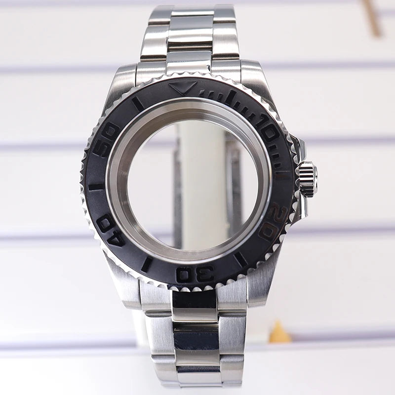 40mm Watch Cases Sapphire For Nh35 Nh36 Nh34/38 Nh70 Miyota 8215 Eta 2824 PT5000