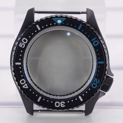 42mm PVD Ring Watch Case With Bezel Sapphire For Mods 007 NH35 NH36 NH38 NH34