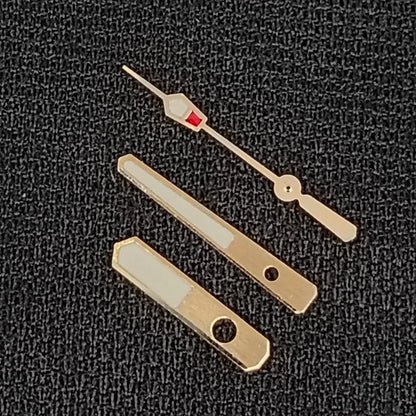 Golden Trim Super Green Luminous Watch Hands for NH35/NH36/4R/7S Movement