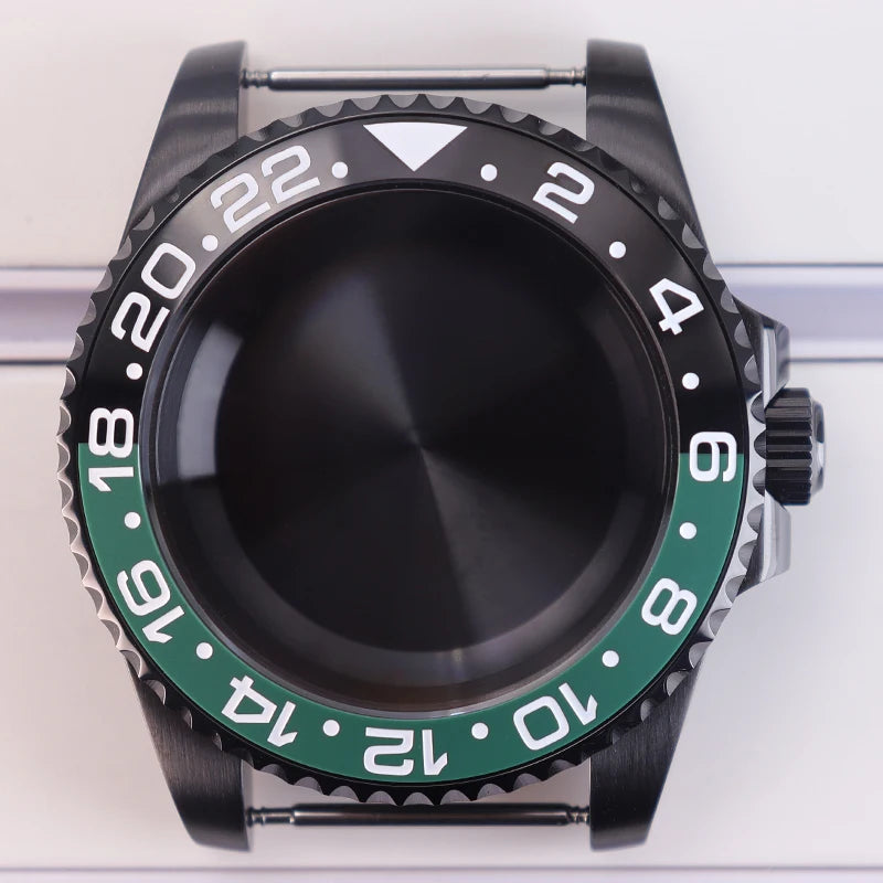40mm Watch Case For NH34 NH35 NH36 NH38 NH70 4R36 Miyota 8215 Eta 2824 GMT SUB