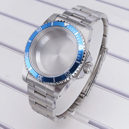 38mm Steel Watch Case With Bezel 120-clicks For Submariner NH35 NH36 NH70
