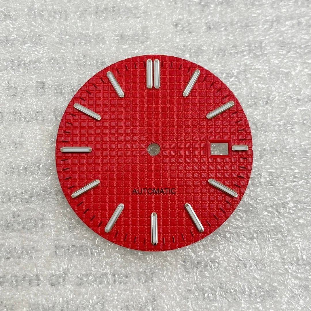 31.8mm Watch Dial AP Customizable Slogo For NH35 NH36 Hands C3 Green Luminous