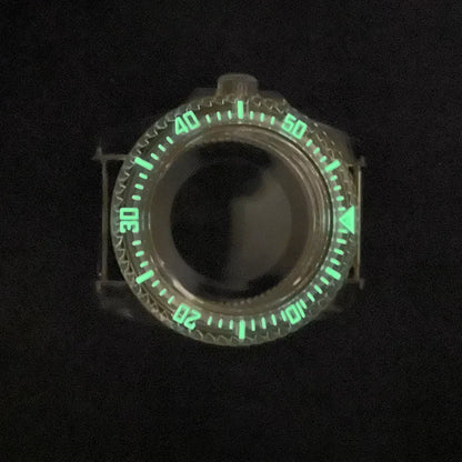 42mm Transparent Watch Case for NH35/NH36/4R/7S with Luminous Rotatable Bezel