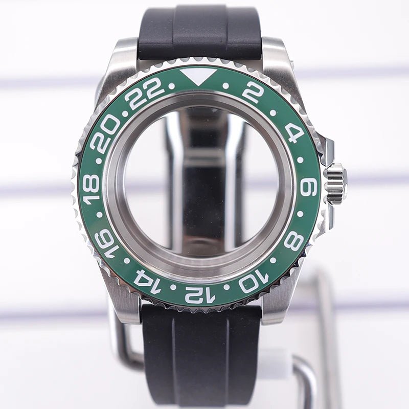40mm Watch Case For 4R NH35 NH36 NH34/38 NH70 8215 Eta2824 PT5000 Sapphire Glass