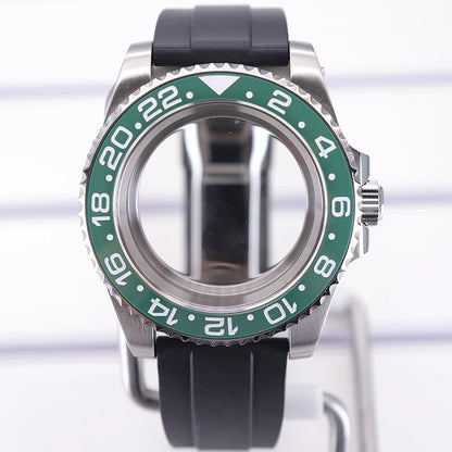 40mm Watch Case For 4R NH35 NH36 NH34/38 NH70 8215 Eta2824 PT5000 Sapphire Glass