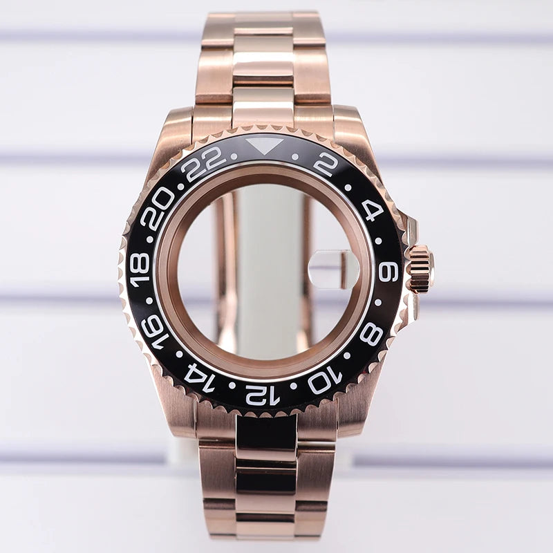 40mm Watch Case For NH35 NH36 NH70/8215/Eta2824 PT5000 NH34 Sapphire Glass
