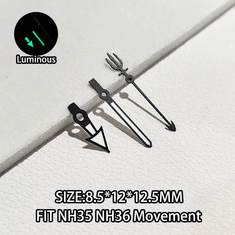 Watch Hands Luminous Suitable For NH35 NH36 Movement Personalized Second Hand