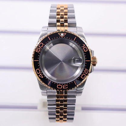40mm Watch Case For NH35 NH34 NH36 NH70/Miyota8215/Eta2824 PT5000 Slide Buckle
