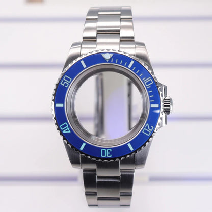 40mm Diver Case C3 Bezel Sapphire Glass For NH35 NH36 NH34 NH38 8215 Eta2824 SUB