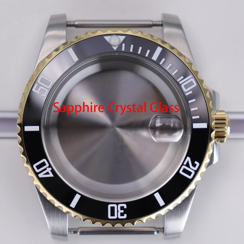 40mm Watch Case Sapphire For NH35 NH36 Eta2824 8215 Case 28.5mm Dial Submariner
