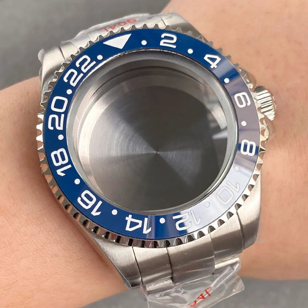 43mm Watch Case with Sapphire Fit DEEP Sea Homage for NH34/35/36 ETA 2824 2836