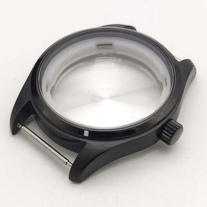 40mm Silver Rose Gold Black Color Watch Case for NH35 NH36 4R fit 33.5mm Dial