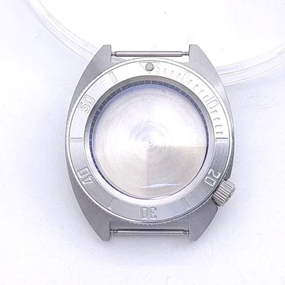 40mm Watch Case with Ceramic Bezel Shadow Ring Sapphire Crystal for NH35/NH36/4R