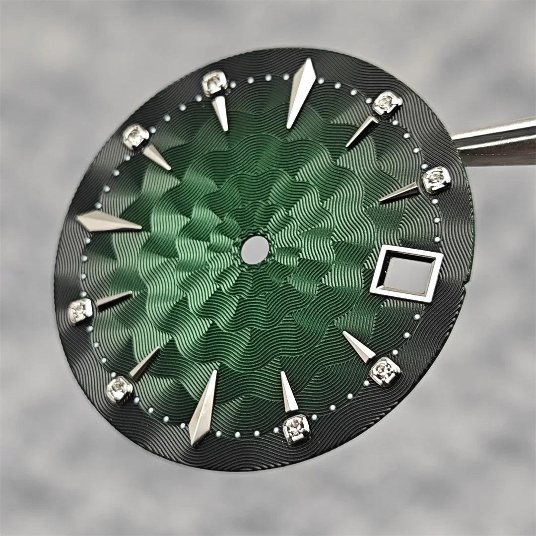 33mm Bubble Crystal Women's Cocktail Steel Watch Case for NH35/NH36/4R35A/4R36A